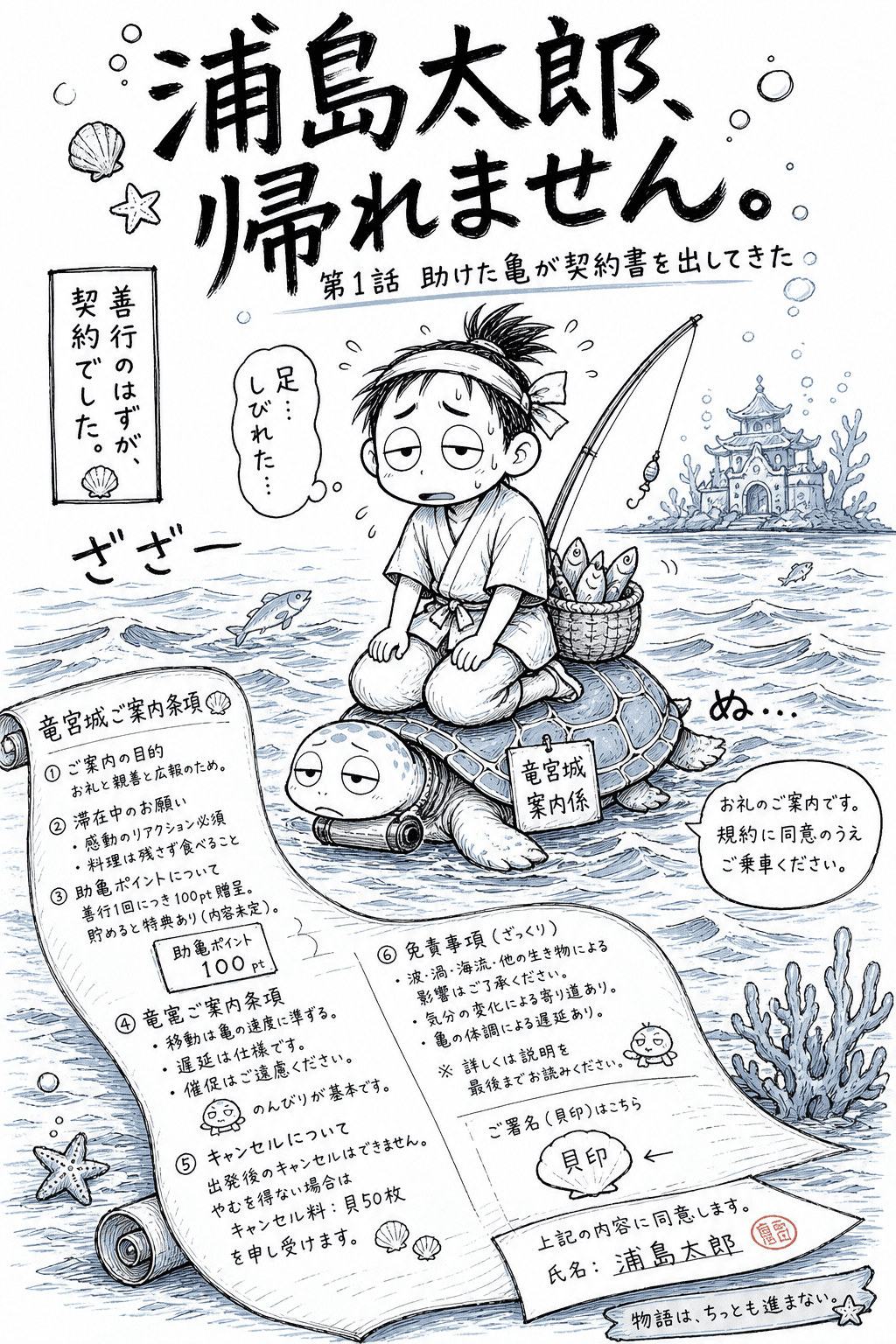 浦島太郎、帰れません。